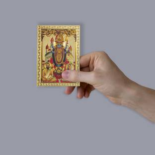 HAWAI Ramakrishna Dev, Sarada Maa, Maa Kali Adhesive Pocket Size Photo (3.5 x2.5 in) Religious Frame