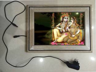 anshul internet point , KRISHNA JI , LED Religious Frame