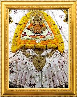 NDFRAME khatu shyam baba photo frame with Laminated(9.5inchesx11.5inches) Religious Frame