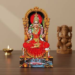 Giriram Photos Sri Kanchi Kamakshi Amman Photo Wooden Cutout Religious Frame