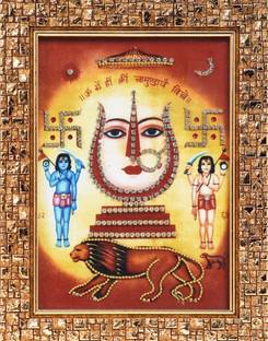Strotam Goddess Durga-Trishul Religious Frame