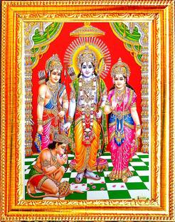 सुनीनो राम दरबार फोटो फ्रेम | राम जी एंड सीता जी | हिन्दू गॉड एंड गॉडेस रिलीजियस फ्रेम