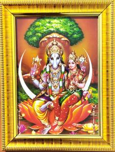 SAI BALAJI ACRALICS Varaha Swamy with Lakshmi Religious Frame