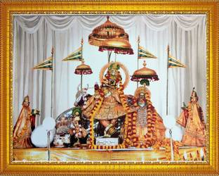 Darsh Craft Govind Dev Ji/Radha Govind Ji Religious Frame