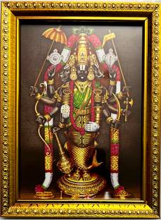 Framania LORD VISHNU DASHAVATAR PHOTO | SMALL SIZE Religious Frame