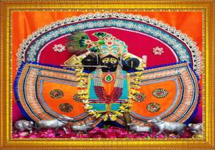 jog craft shri sanwariya seth photo frame, sawriya seth photo lord dark krishna Religious Frame