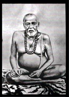 Deshkart BAMDEV BAMAKHYAPA TARAPITH (5 X 7) inch Laminated Photo With Back Support Mount Religious Frame
