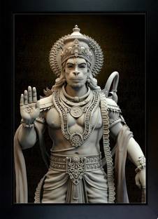 RV SALES Bajrang Bali / hanuman ji Religious Frame