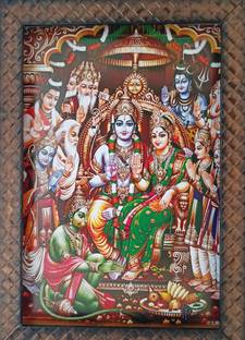 VGS MARKETINGS Sri Rama Pattabhishekam Religious Frame