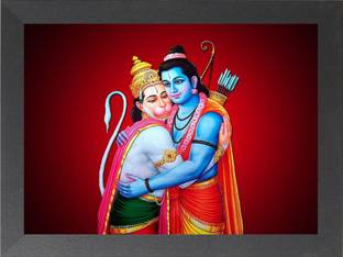Nuoshopping Sita-RAM/JAI SIYA RAM/SITA RAM/Jai Shree Ram/laxman/hanuman/ram darbar Religious Frame