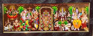 SAI BALAJI ACRALICS RamDarbar, Lakshmi ganesh saraswati ,Shiva Parvati ,Balaji , Satyanarayana Swamy Religious Frame