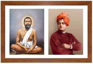 HitechMart Ramakrishna paramahamsa and vivekananda Photo Frame Religious Frame