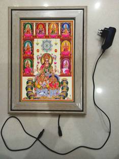 anshul internet point , LAXMI AND KUBER JI , LED Religious Frame