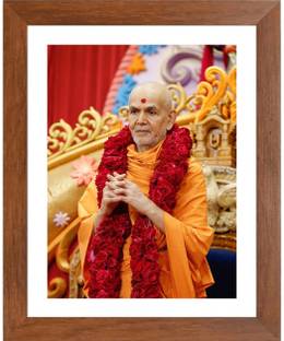 HitechMart Swami Narayan Founder of Swaminarayan Sampraday Photo Frame Religious Frame