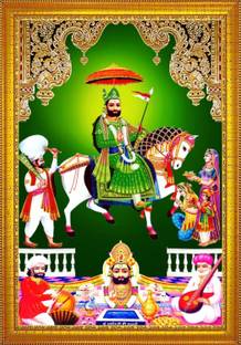 jog craft ramdera photo frame , ramdev pir runicha ramdevra Religious Frame