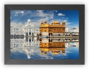 Nuoshopping Guru Nanak Dev Guru Gobind Singh Ji/Waheguru/sikh guru wall hanging photo frame Religious Frame