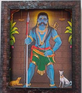 VGS MARKETINGS Sri Sangili Karuppar Religious Frame