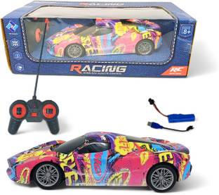 FANSEEKART Super Fast Drift Racing Designer Remote Control Car, Headlight and Taillight_56