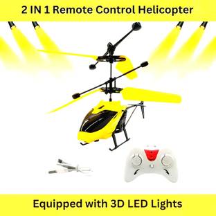 RavAry Rechargeable Helicopter with Remote Control and Hand Sensor Toy for kids