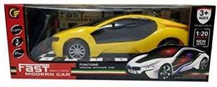 PLANET Presents Remote Control Fast Modern Racing Car with 3D Light Pack of 1
