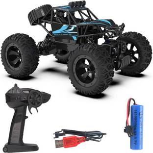 SavanShree Rechargeable Remote-Control Car High Speed Off-Road Rock Crawler