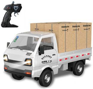 Gomzy Remote-Controlled Micro Truck Van Spraying Sound Light Double-Door Truck Toy