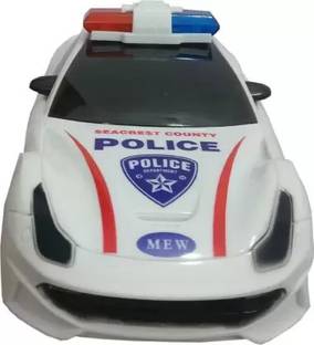 manish Battery operated car kids MUSICAL toy AND ROTATION 3D POLICE CAR FOR KIDS