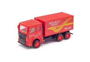 Play Haven BHARAT POST PULL BACK AND GO TOY TRUCK FOR KIDS