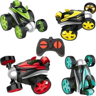 Zenex store Remote Control Stunt Car 360° Rotating Rolling Electric with USB Charging Cable
