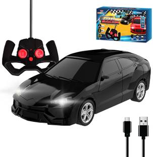 Wembley Rechargeable Turbo Racer 2.4GHz Range Remote Control Car with LED Light