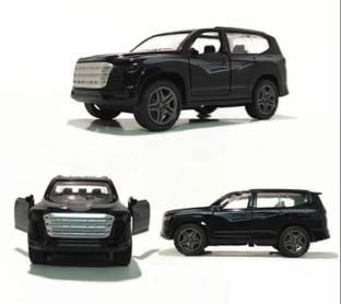 crezor toys 1:32 Land Cruiser Die Cast Modal Pull Back & Openable Doors Kids toy Car