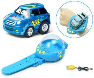 Bestie Toys Mini Watch car With Sensorcontrol 4 function Control Rechargeable Car(Pack Of 1)