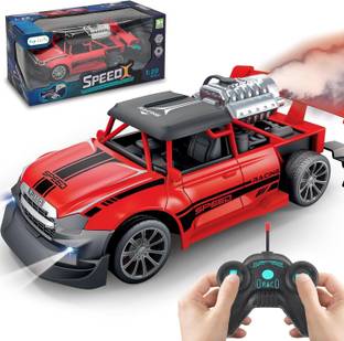VikriDa 2.4G 1:20 RC Car Stunt Spray Car with Light Battery High Speed