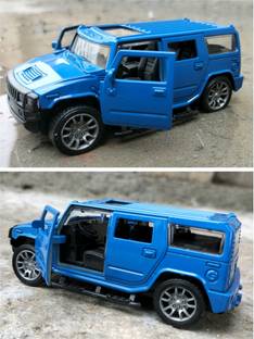 Ruhani Toys & Gift Gallery 1:32 Diecast Hummer Car with Openable Doors for Kids/Pack of Anny 1 Car (Blue)