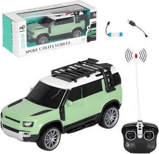 Toybot Remote Control Defender Car with Lights - Exciting RC Racing Toy Car For Kids