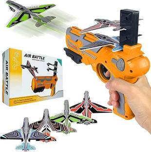 AXENIA Airplane Launcher Gun ,Paper Foam Gliders for Quick and Easy Operation Guns