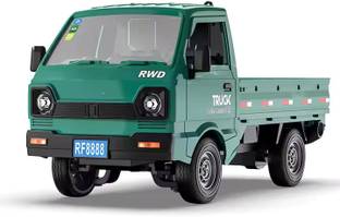 Gomzy Remote-Controlled Micro Truck Van Toy Car Spraying Sound Light Double-Door