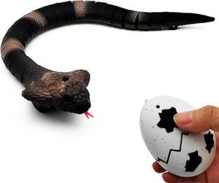 Kiditos Realistic Remote Control Snake Toy Fast Moving Egg-Shaped Infrared RC Controller