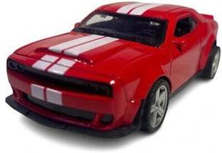 crezor toys Premium 1:36 Challenger Die-Cast Metal toy Car for Kids-Pull Back Opnable Bonnet