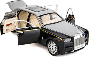 Akvanar 1/24 Rolls-Royce Phantom metal Car,Zinc Alloy Pull Back Toy Diecast Sound Light