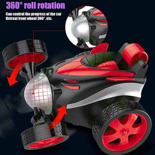 OCFI Remote Control Stunt Car 360° Rotating Rolling Electric Race Car Toy
