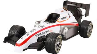 NUTRAISIO F1 Formula High Speed Racing Remote Control Fast Car With Spray Light (White)