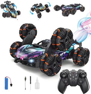 VikriDa RC Stunt Car with 360° Rotation 2.4GHz Remote control 6-Wheel RC Car for Kids