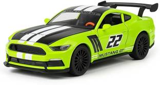 Dillimart Premium Alloy Mustang GT Sports Car Toy for Kids | Pull Back Racing Car
