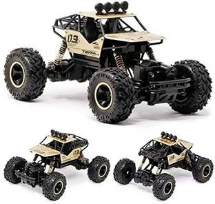 Amaflip 4 Wheel Metal Alloy Rock Crawler Monster 1:16 Scale Rechargeable ( Multicolor )