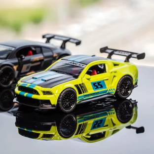 crezor toys Mustang GT Metal Car - Alloy wheel - Pullback Toy with Openable Doors