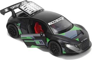 JAITOYS Audi R8 1:32 Diecast Metal Sports Car For Kids Openable Door & Hood