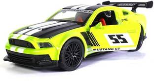 Storex Premium Die Cast Metal Mustang GT Sports Car - Realistic Push Back Doors