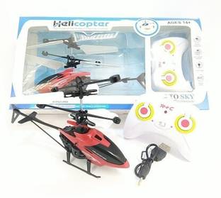 BMT Flying Mini Helicopter With Remote (R) RC Infraed (Red)