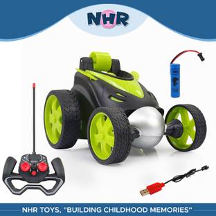 NHR kids high speed rechargeable stunt car remote control toy for 3+ Years